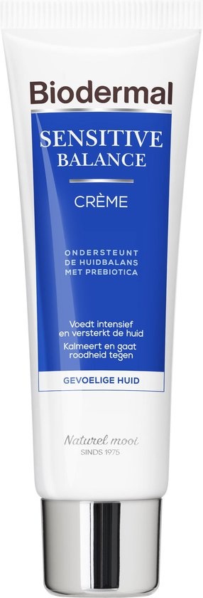 Biodermal Sensitive Balance Crème – Gezichtsverzorging met hyaluronzuur - Dagcreme voor de gevoelige huid - 50ml