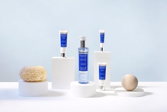 Biodermal Sensitive Balance Cream - Gesichtspflege mit Hyaluronsäure - Tagescreme für empfindliche Haut - 50ml