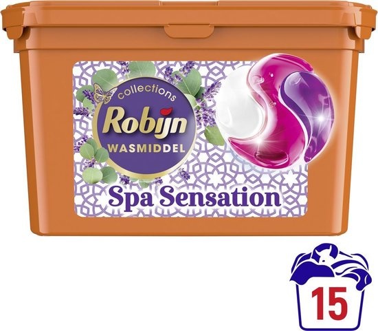 Robijn 3-in-1 Wascapsules Spa Sentation - 15 stuks