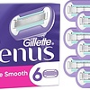 Gillette Venus Deluxe Rasierklingen mit glattem Wirbel für Frauen - 6 Nachfüllklingen