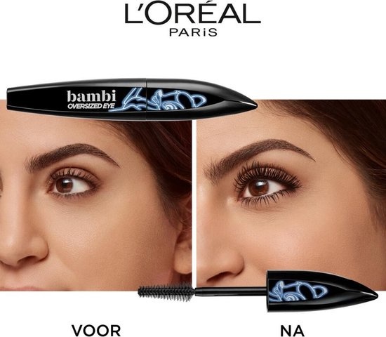 L'Oréal Paris Bambi XXL Übergroße Augenwimperntusche - Schwarz - Volumen- und Längenwimperntusche - 8,9 ml