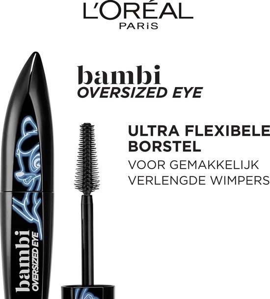 L'Oréal Paris Bambi XXL Übergroße Augenwimperntusche - Schwarz - Volumen- und Längenwimperntusche - 8,9 ml