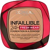 L'Oréal Paris - Infaillible 24H Fresh Wear Foundation in Pulverform - 260 Golden Sun - Foundation und Puder in 1