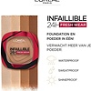 L’Oréal Paris - Infaillible 24H Fresh Wear Foundation in a Powder - 260 Golden Sun - Foundation en poeder in 1