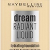 Maybelline Dream Radiant Liquid - 044 Naturbeige - Foundation Geeignet für trockene Haut mit Hyaluronsäure - 30 ml