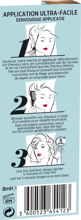 Mascara de précision L'Oréal Paris Magic Retouch - Marron foncé