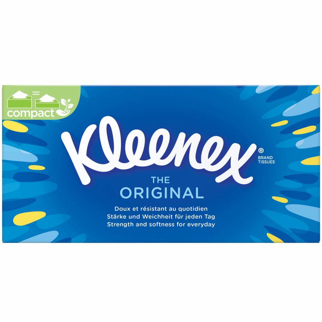 Mouchoirs Kleenex Boîte Originale - Emballage abîmé