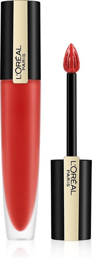 L'Oréal Paris Rouge Signature Lippenstift - 113 I Don't - Rood - Matte Vloeibare Lipstick