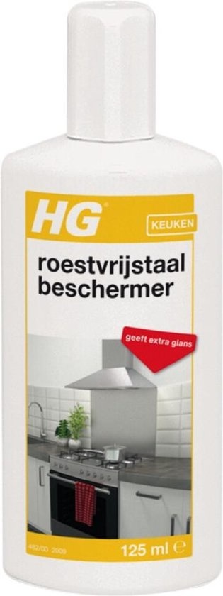 HG roestvrijstaal beschermer - 125ml - snel en eenvoudig