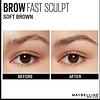 Maybelline Brow Fast Sculpt - 02 Weiche braune - braune Augenbrauen-Wimperntusche