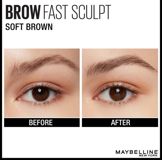 Maybelline Brow Fast Sculpt - 02 Soft Brown - Bruine Wenkbrauwmascara