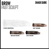 Maybelline Brow Fast Sculpt - 02 Weiche braune - braune Augenbrauen-Wimperntusche