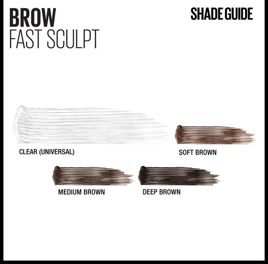 Maybelline Brow Fast Sculpt - 02 Weiche braune - braune Augenbrauen-Wimperntusche