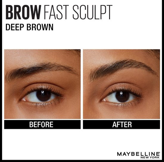 Maybelline Brow Fast Sculpt - 06 Dunkelbraun - Braune Augenbrauen-Wimperntusche