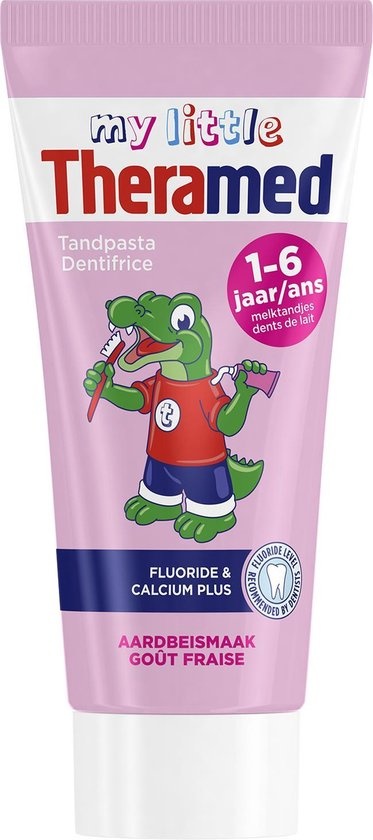 Theramed Junior - 50 ml - Toothpaste Strawberry flavor 1-6 years - Packaging damaged