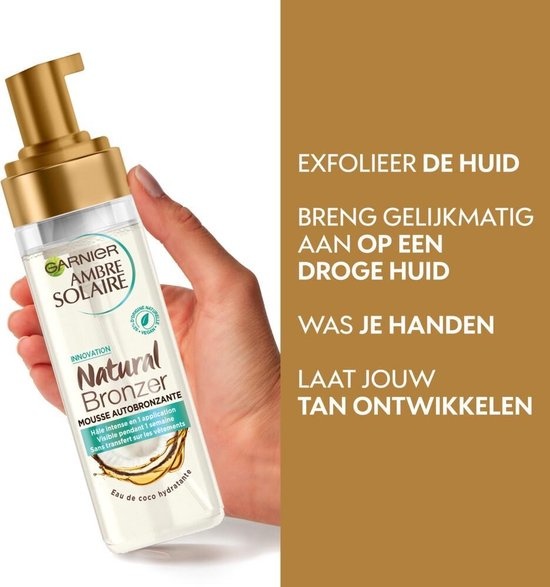 Garnier Ambre Solaire Self Tan Mousse Zelfbruiner voor Lichaam