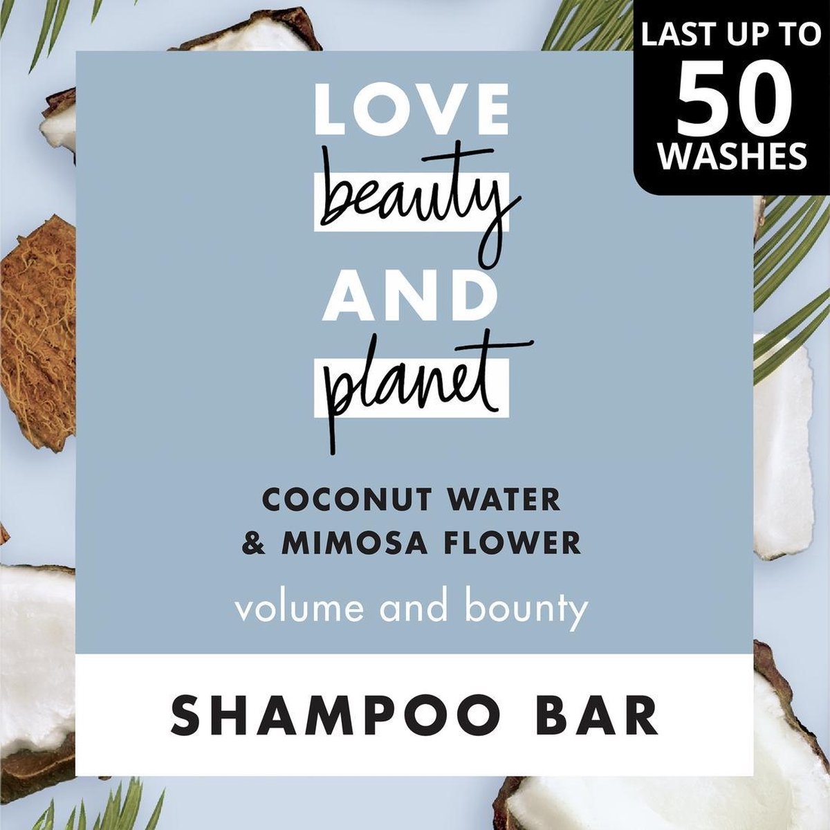 Barre Shampoing Eau de Coco & Fleur de Mimosa Volume & Bounty 90 gr