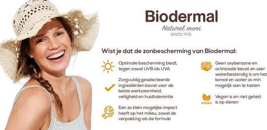 Biodermal Sun Lotion Dry Skin - crème solaire pour peaux sèches - Spf50+ 150ml - convient également aux enfants