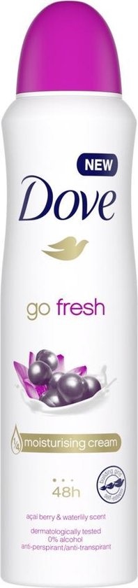 Dove Déodorant Spray Go Fresh Acai Berry et Waterlily 150ml