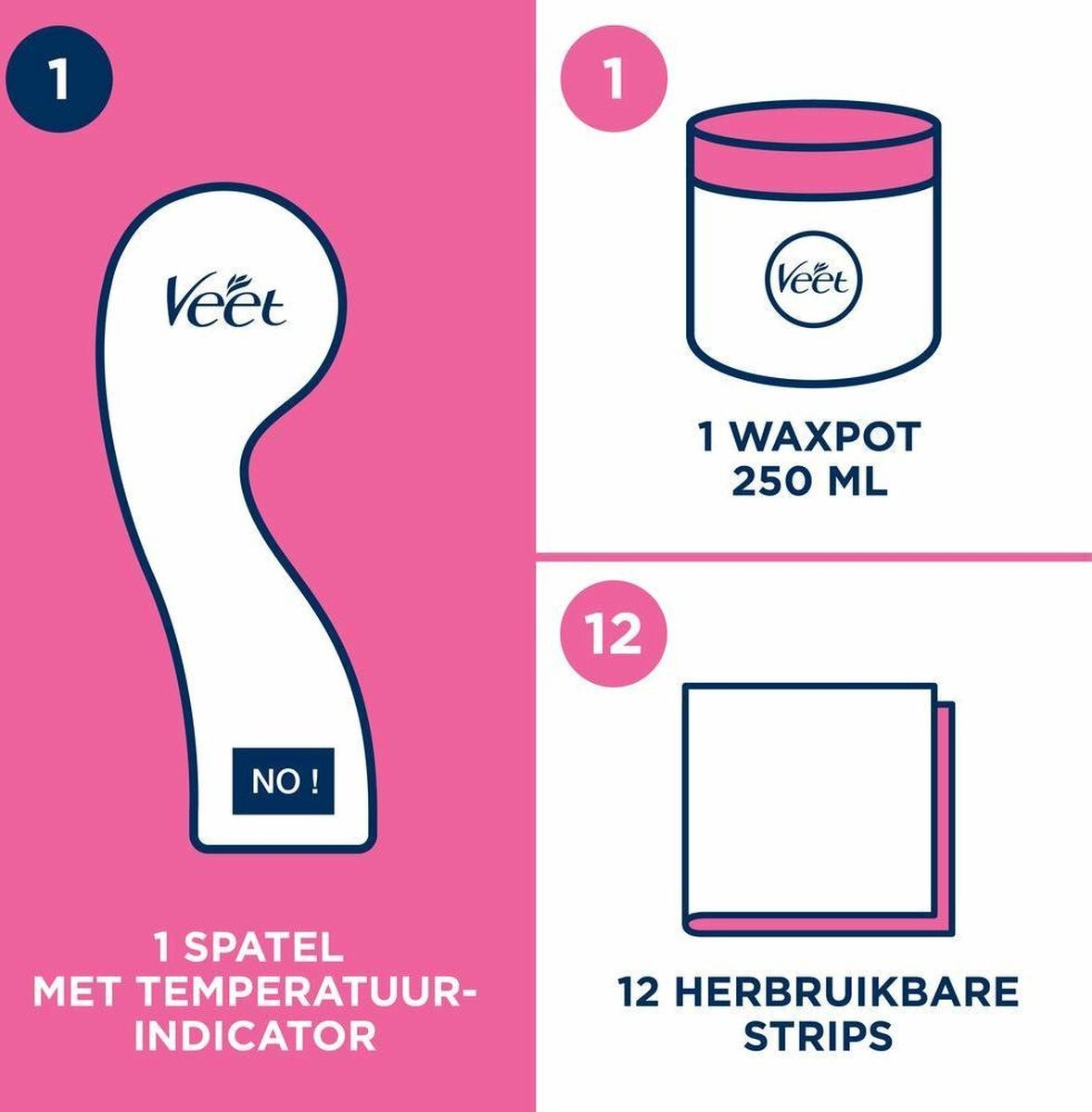 Veet Minima - Warmes Orientwachs - Arganöl 250 ml - Verpackung beschädigt