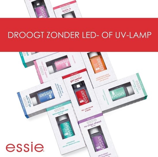 Essie Nagelverzorging - Gel Setter - Topcoat met Gel Glans finish