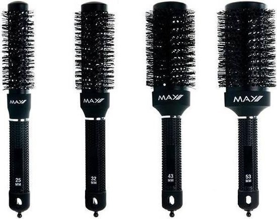 Brosse sèche-cheveux ronde en céramique Max Pro 25 mm