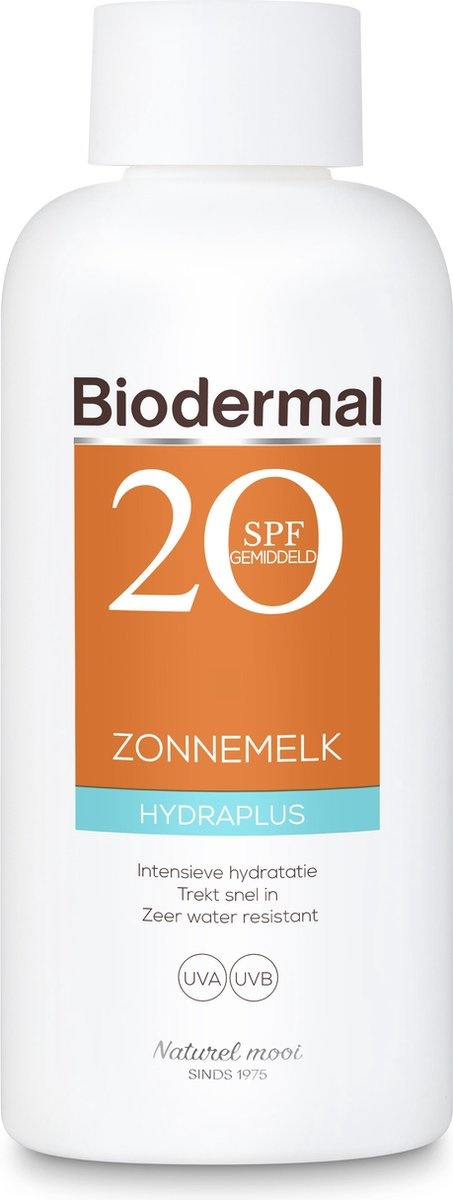 Biodermal Sun - Sunscreen - Hydraplus Sun Milk SPF 20 - 200 ml