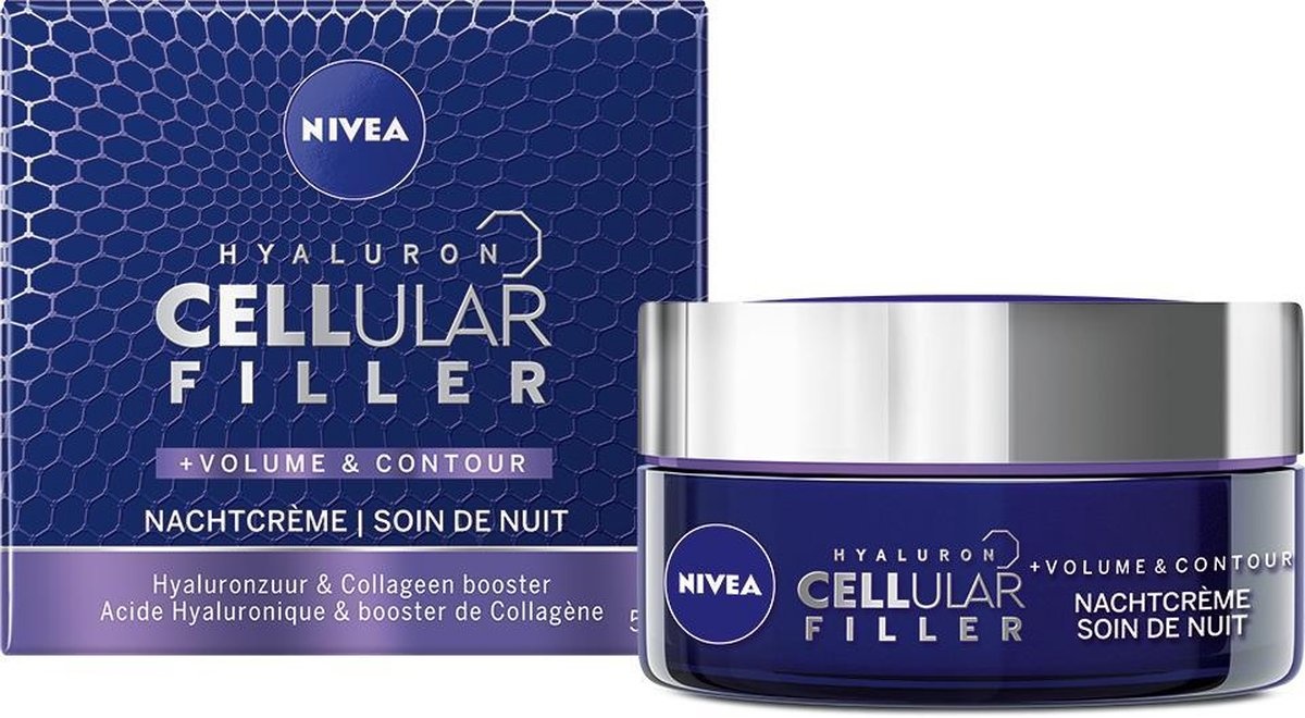 NIVEA CELLular Anti-Age Volumenfüllung - 50 ml - Nachtcreme - Verpackung beschädigt