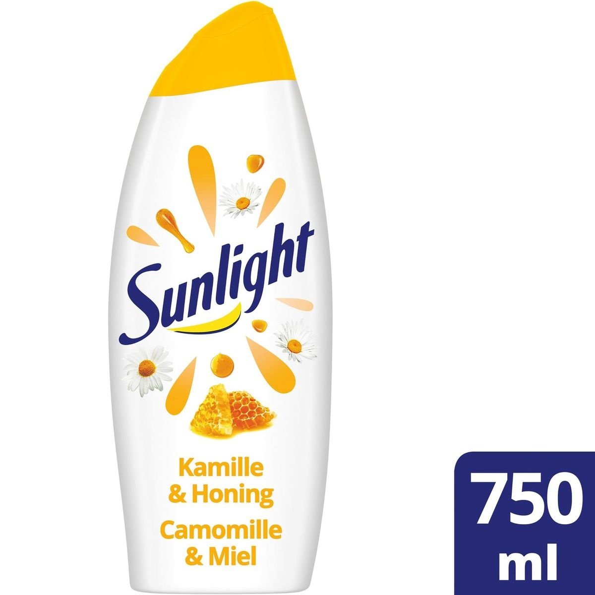 Sunlight pH-Huidneutraal Badschuim Kamille & Honing - 750ml