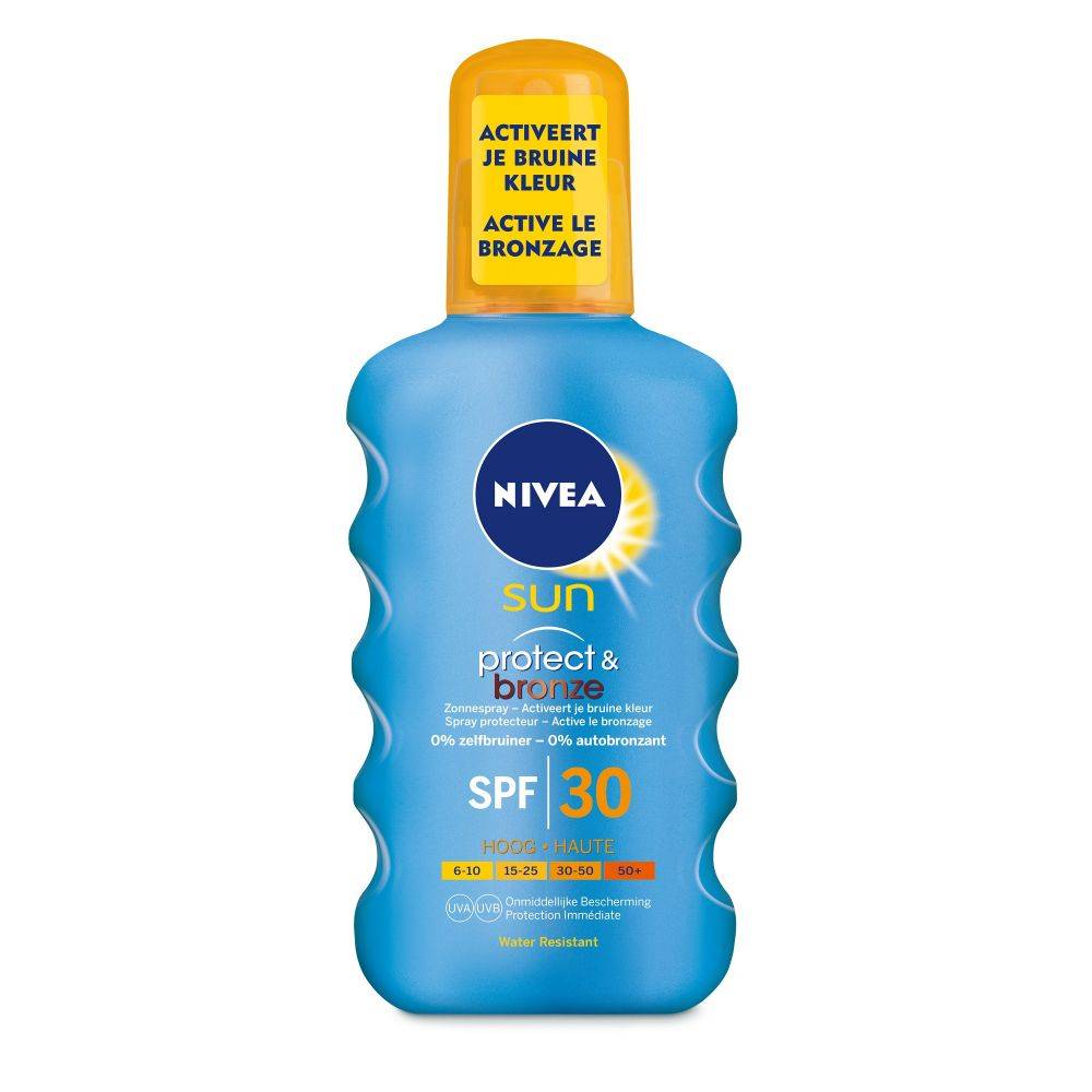 Nivea Sun Protect & Bronze Sonnenschutzspray SPF30 200 ml - Kappe fehlt