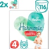 Pampers Harmonie / Pure Nappy Pants Maat 4 (9-15kg) 116 Luierbroekjes