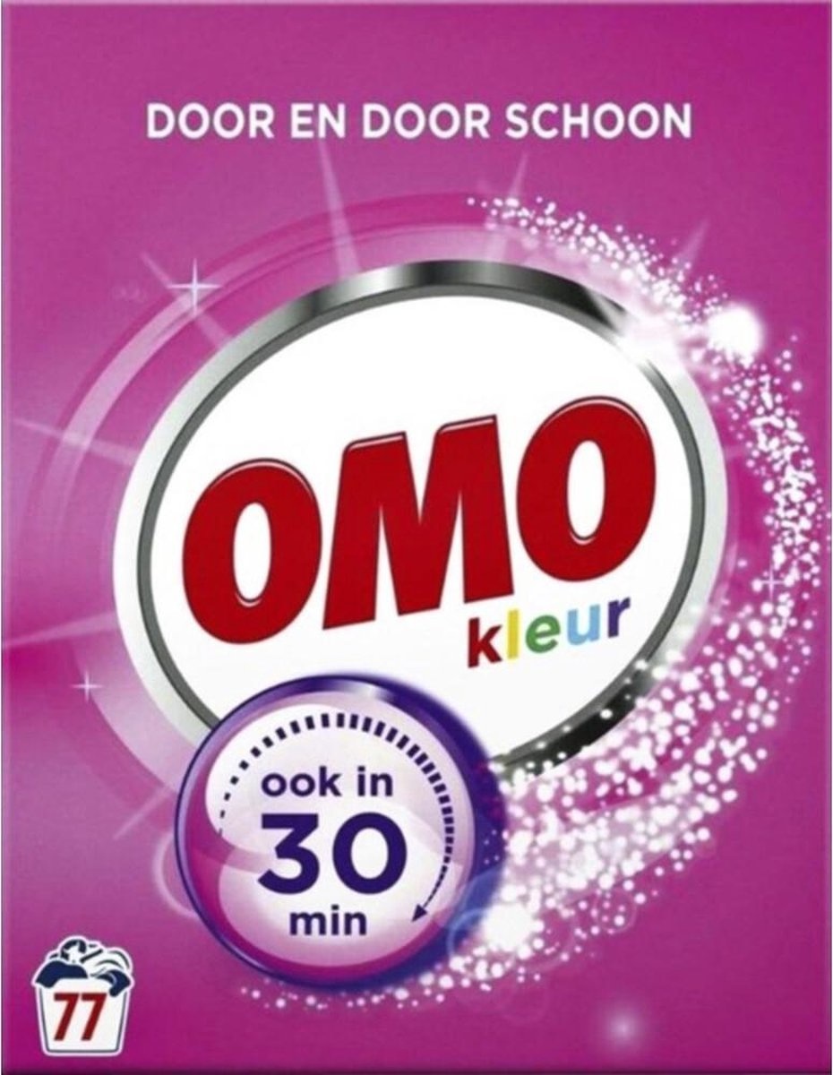 Lessive OMO Color - 77 lavages - 4 389 kg - Détergent