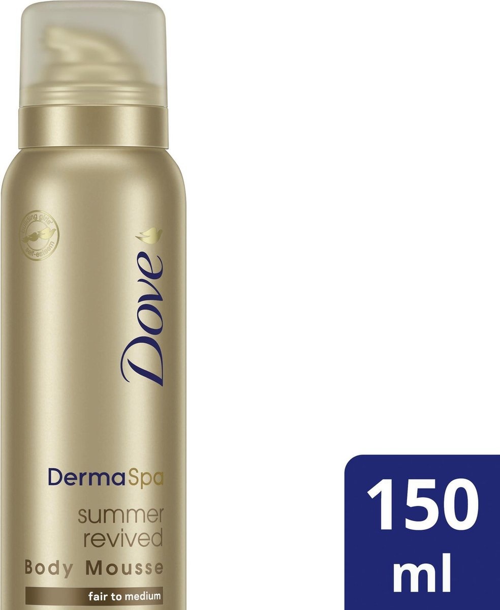 Dove DermaSpa Mousse Corporelle Bronzante - Moyenne à Moyenne - 150 ml