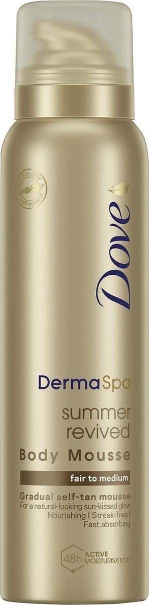 Dove DermaSpa Tanning Body Mousse - Fair to Medium - 150 ml