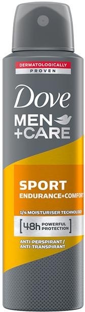 Dove Men+Care Déodorant Aérosol Sport Endurance + Confort 150ml