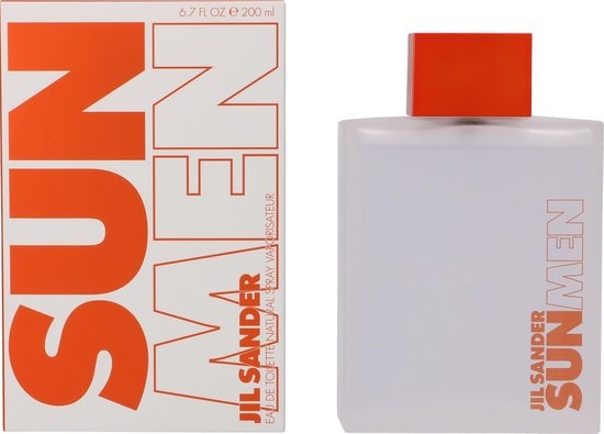 Jil Sander Sun 200 ml - Eau de Toilette - Parfum Homme - Emballage abimé