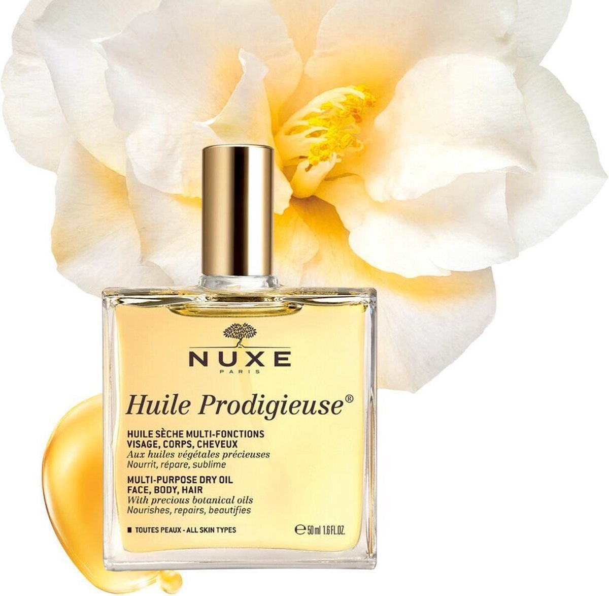 Nuxe Huile Prodigieuse Dry Oil Drying Oil for Skin and Hair - 50 ml