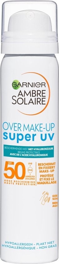 garnier spf 50 over makeup spray