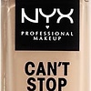 NYX Professional Makeup Can't Stop Won't Stop Fond de Teint Couverture Complète - Vanille Chaude CSWSF6.3 - Fond de Teint - 30ml