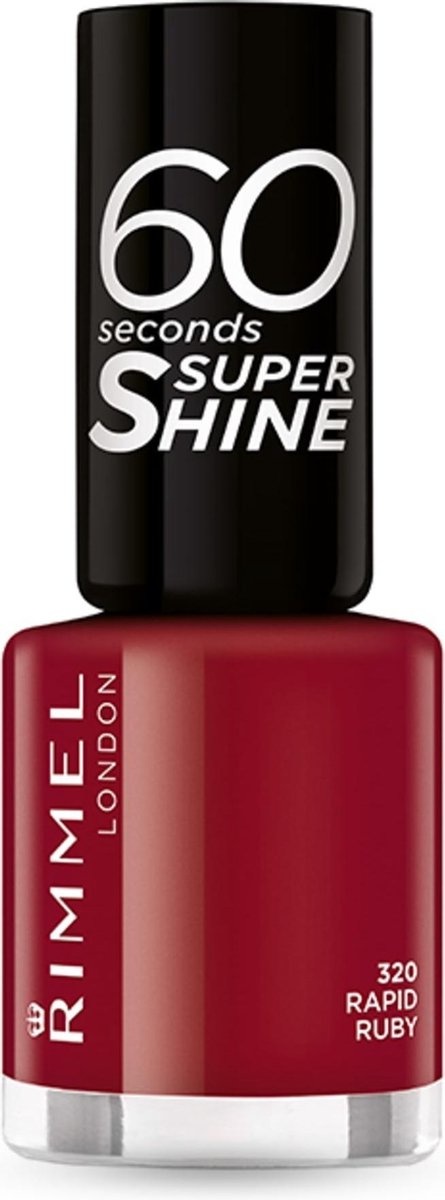 Rimmel London 60 Sekunden SuperShine Nagellack - 320 Rapid Ruby