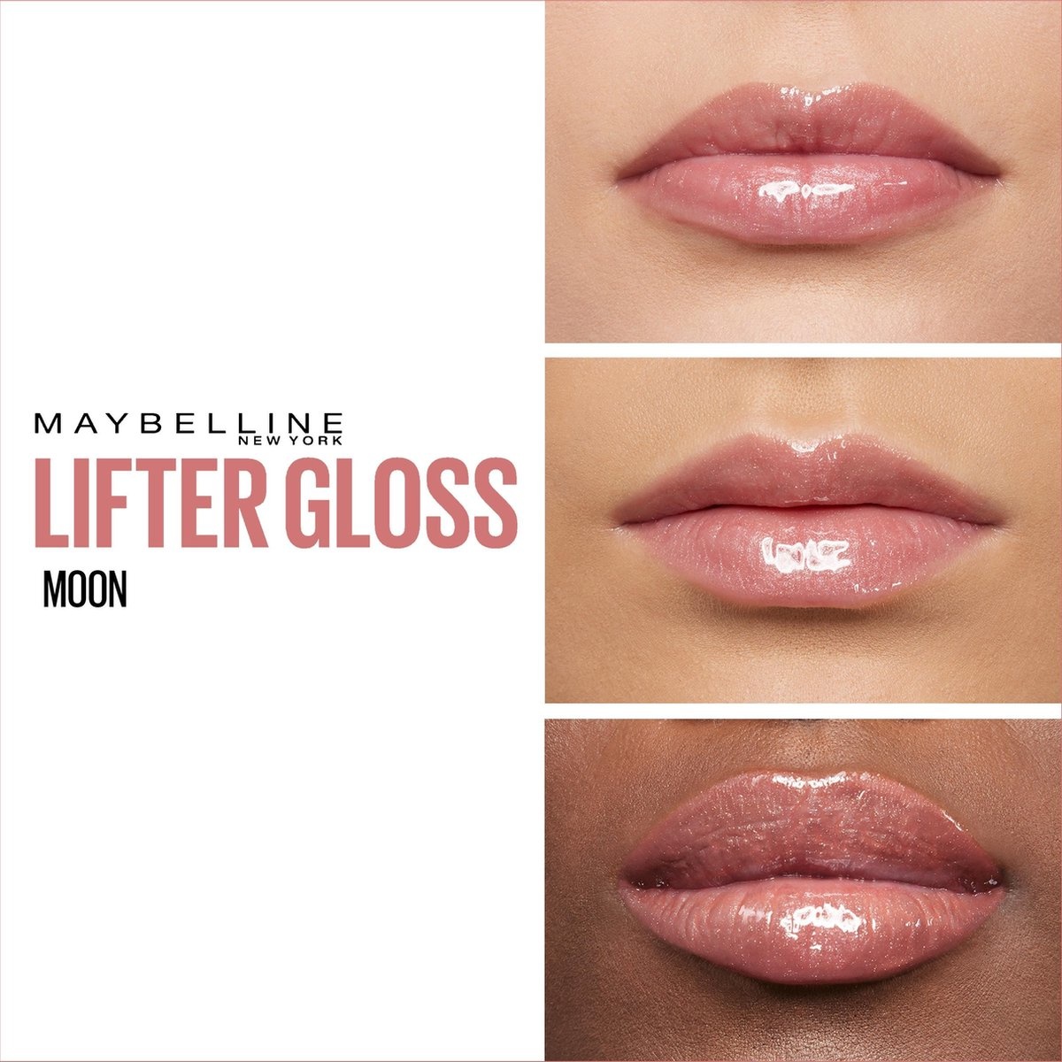 Maybelline New York - Lifter Gloss Lipgloss - 3 Moon - Rose - Glossy Lipgloss - 5.4ml