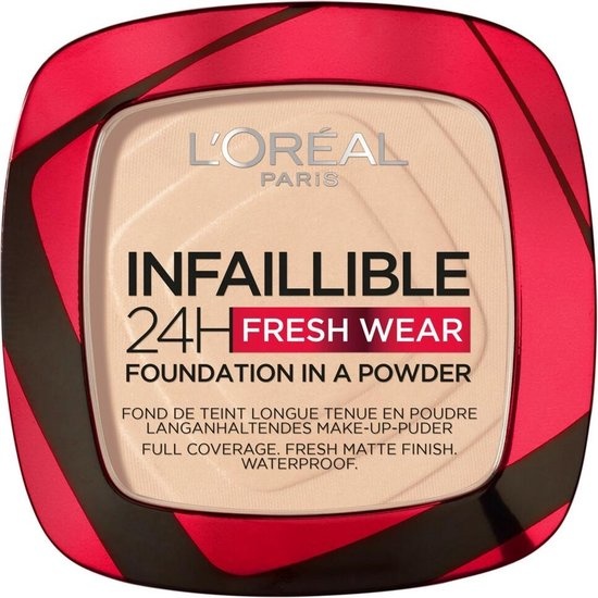 L'Oréal - Infaillible 24h Fresh Wear Powder Foundation - 20 Elfenbein