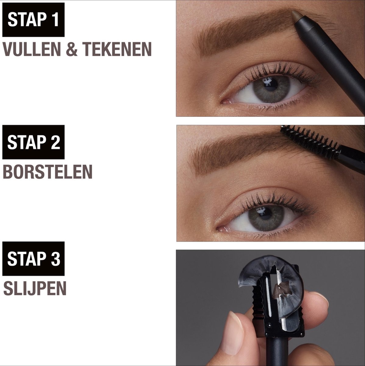 Maybelline New York - Tattoo Brow Up to 36H Pencil - 03 Soft Brown - Brown - Eyebrow Pencil