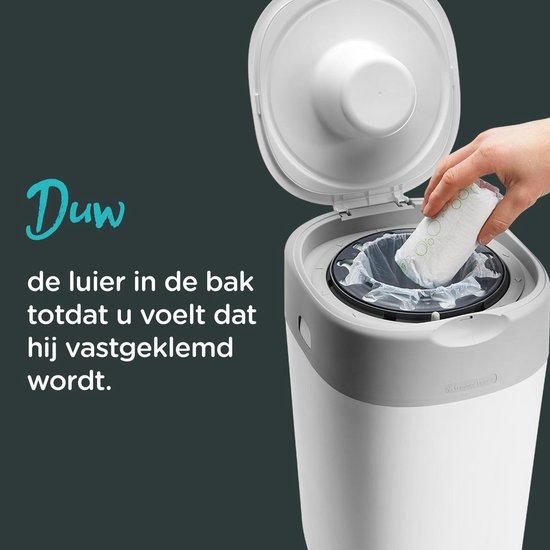 Tommee Tippee Twist & Click Luieremmer - Sangenic Tec - Groen - Verpakking beschadigd