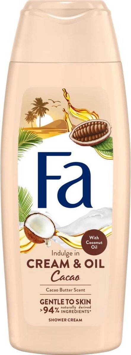 Fa Douchecreme Cream & Oil Cacaobutter & Coconut oil 250 ml