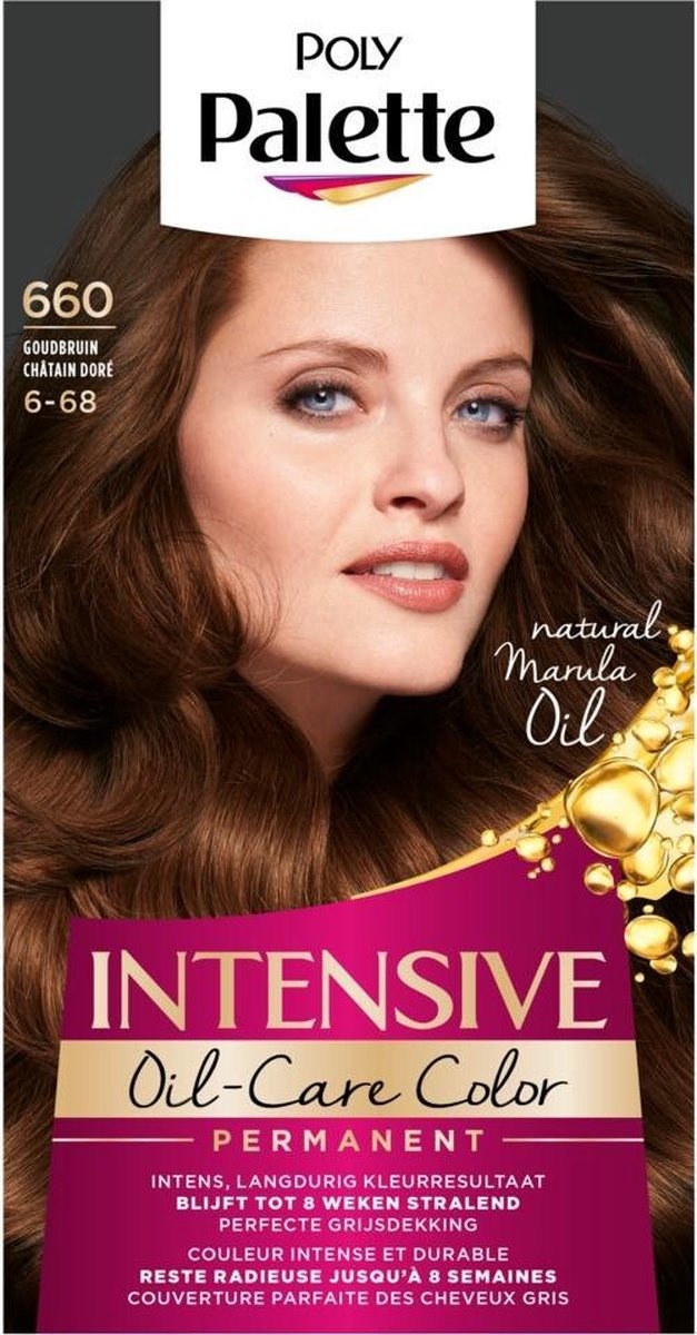 Schwarzkopf Poly Palette Hair Color - 660 Golden Brown