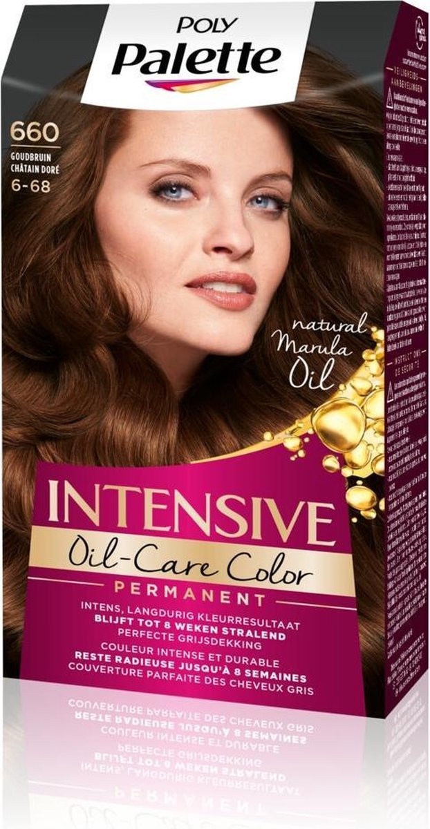Schwarzkopf Poly Palette Hair Color - 660 Golden Brown