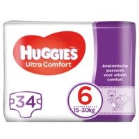 Huggies Diapers size 6 - Ultra Comfort 34 pieces