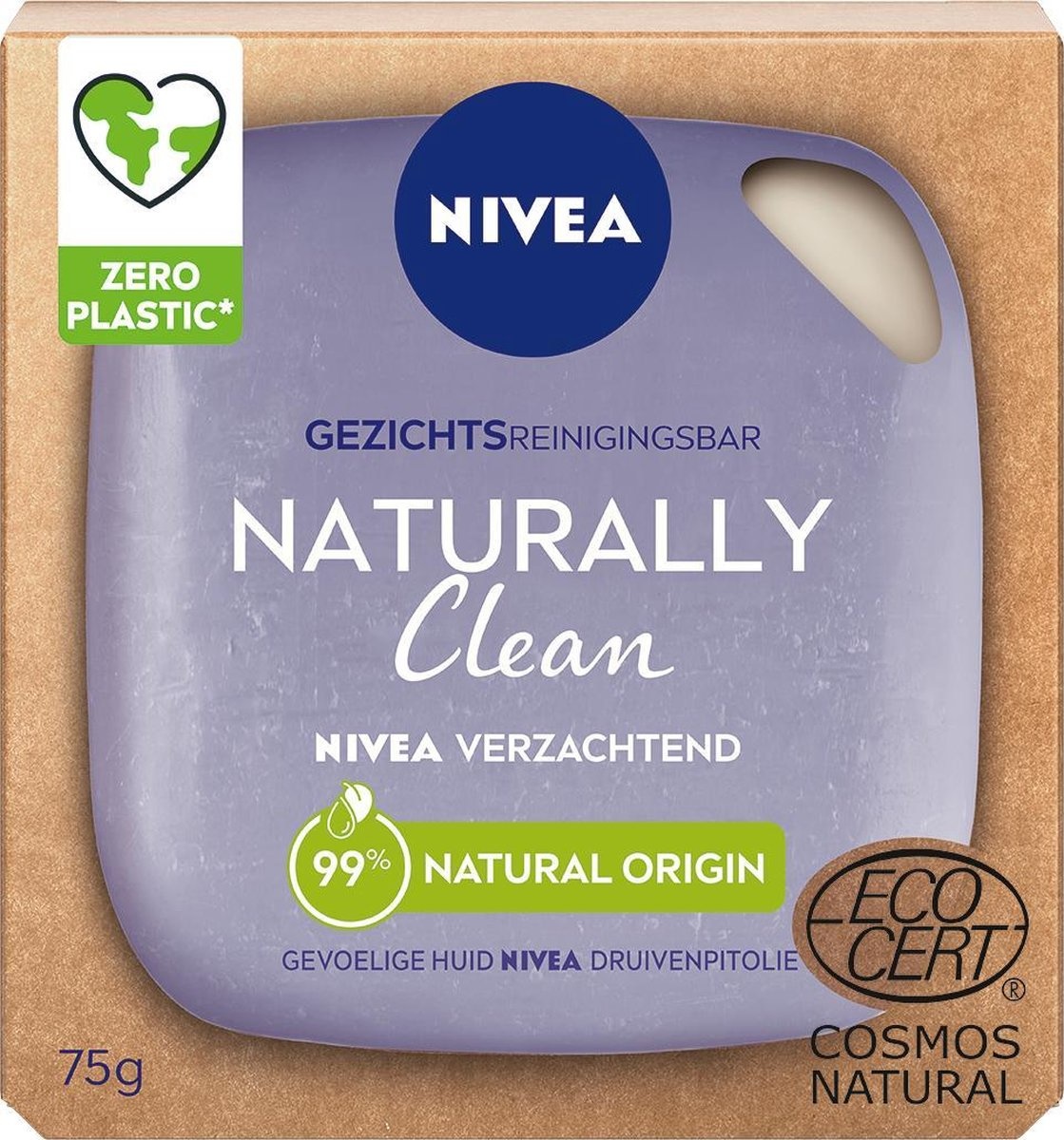 NIVEA Naturally Clean Face Bar Soothing 75 gr