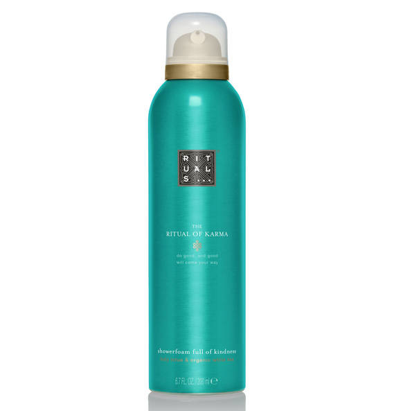 The Ritual of Karma- Foaming Shower Gel, gel douche moussant 200 ml - Il manque le bouchon